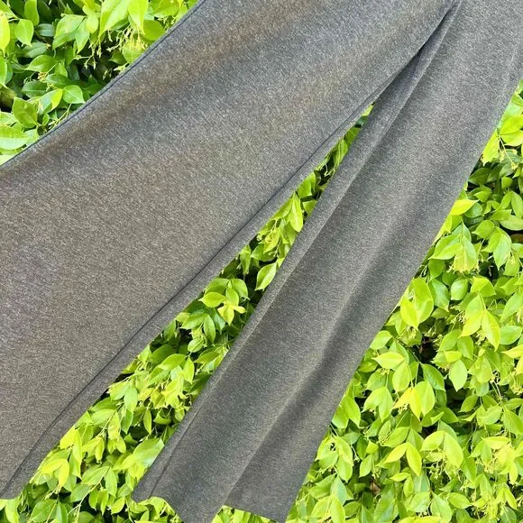 Kit And Ace Flare Trouser Pants Charcoal Grey High-Waisted Womens Size 4 S / M - Picture 2 of 8